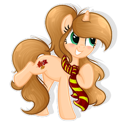 Size: 853x855 | Tagged: safe, artist:xxmelody-scribblexx, imported from derpibooru, oc, oc only, oc:maplebreeze, pony, unicorn, base used, clothes, female, mare, scarf, simple background, solo, transparent background