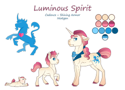 Size: 3500x2500 | Tagged: safe, artist:jackiebloom, imported from derpibooru, oc, oc only, oc:luminous spirit, pony, unicorn, baby, baby pony, colt, male, offspring, parent:princess cadance, parent:shining armor, parents:shiningcadance, reference sheet, simple background, solo, stallion, transparent background