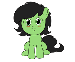 Size: 3600x3000 | Tagged: safe, artist:lockhe4rt, artist:yellow-glaze, edit, imported from derpibooru, vector edit, oc, oc only, oc:filly anon, earth pony, pony, female, filly, looking at you, simple background, solo, transparent background, vector