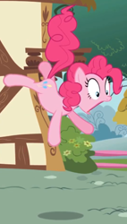 Size: 534x939 | Tagged: safe, imported from derpibooru, screencap, pinkie pie, earth pony, pony, friendship is magic, female, gasp, mare, shocked, solo