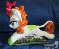 Size: 3299x2768 | Tagged: safe, artist:allunacraft, imported from derpibooru, autumn blaze, kirin, irl, photo, plushie, solo