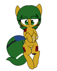 Size: 2000x2500 | Tagged: safe, artist:lockheart, imported from derpibooru, oc, oc:blocky bits, pony, bipedal, hungry, stomach noise