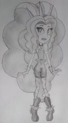 Size: 905x1633 | Tagged: artist needed, safe, imported from derpibooru, adagio dazzle, equestria girls, disguise, disguised siren, traditional art