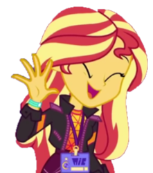 Size: 255x288 | Tagged: safe, edit, edited screencap, editor:wallblush, imported from derpibooru, screencap, sunset shimmer, equestria girls, equestria girls series, how to backstage, spoiler:eqg series (season 2), background removed, female, simple background, solo, transparent background