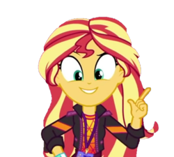 Size: 520x469 | Tagged: safe, edit, edited screencap, editor:wallblush, imported from derpibooru, screencap, sunset shimmer, equestria girls, equestria girls series, how to backstage, spoiler:eqg series (season 2), background removed, cute, female, grin, looking at you, shimmerbetes, simple background, smiling, solo, transparent background