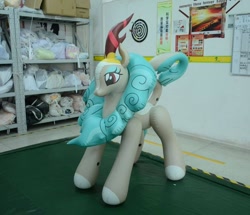 Size: 960x827 | Tagged: safe, artist:arniemkii, imported from derpibooru, rain shine, horse, kirin, pony, unicorn, sounds of silence, bootleg, female, hongyi, inflatable, inflatable toy, mare, my little pony