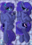 Size: 1506x2111 | Tagged: safe, artist:rileyisherehide, imported from derpibooru, princess luna, trixie, alicorn, pony, blushing, body pillow, body pillow design, butt, chest fluff, coffee mug, cute, diatrixes, female, hair scrunchie, lightly watermarked, looking at you, lunabetes, mare, mug, plot, plushie, scrunchie, solo, watermark