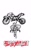 Size: 575x928 | Tagged: safe, artist:dadss_rootbeer, imported from derpibooru, sugarcoat, equestria girls, friendship games, akira, female, friendship games motocross outfit, friendship games outfit, grayscale, monochrome, motocross outfit, motorcycle, motorcycle outfit, solo, tri-cross relay outfit