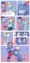 Size: 1436x3000 | Tagged: safe, artist:xjenn9fusion, imported from derpibooru, oc, oc:aerial agriculture, oc:creamy clouds, oc:evening emeralds, alicorn, pegasus, pony, unicorn, comic:fusing the fusions, comic:time of the fusions, alicorn oc, blushing, butt, butt expansion, clothes, comic, commissioner:bigonionbean, dat butt, dialogue, dummy thicc, embarrassed, fat ass, female, flustered, fusion, fusion:aerial agriculture, fusion:bow hothoof, fusion:creamy clouds, fusion:evening emeralds, fusion:gentle breeze, fusion:igneous rock pie, fusion:night light, glasses, growth, magic, male, merge, moaning, moaning in pleasure, original character do not steal, plot, potion, shirt, spread wings, stallion, swelling, the ass was fat, thicc ass, uniform, we have become one, why, wings, writer:bigonionbean