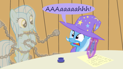 Size: 1280x720 | Tagged: safe, artist:evil-dec0y, imported from derpibooru, trixie, oc, pony, comic:trixie vs., comic:trixie vs. hearth's warming