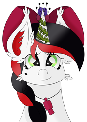 Size: 3298x4637 | Tagged: safe, artist:syncedsart, imported from derpibooru, oc, oc only, oc:bloody herb, pony, unicorn, absurd resolution, bust, clip studio paint, cute, digital art, drawing, female, gift art, mare, simple background, solo, transparent background