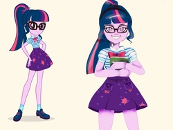 Size: 2048x1536 | Tagged: safe, artist:artmlpk, imported from derpibooru, sci-twi, twilight sparkle, equestria girls, equestria girls series, female, solo