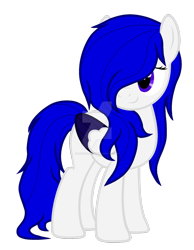 Size: 1024x1318 | Tagged: safe, artist:seaswirlsyt, imported from derpibooru, oc, oc only, oc:sea swirls, pegasus, pony, deviantart watermark, female, mare, obtrusive watermark, simple background, solo, transparent background, two toned wings, watermark, wings