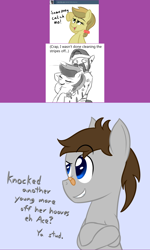 Size: 1280x2127 | Tagged: safe, artist:ask-the-ace, artist:asktheappletwins, artist:phoenixswift, imported from derpibooru, ace, ace point, apple strudely, oc, oc:fuselight, pony, apple family member