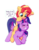 Size: 1100x1400 | Tagged: safe, artist:bobdude0, imported from derpibooru, sunset shimmer, twilight sparkle, alicorn, pony, unicorn, cute, dialogue, duo, eyes closed, female, looking down, mare, misleading thumbnail, open mouth, ponies riding ponies, riding, shimmerbetes, simple background, straining, sunset shimmer riding twilight, sweat, transparent background, twilight sparkle (alicorn)