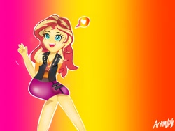 Size: 2048x1536 | Tagged: safe, artist:artmlpk, imported from derpibooru, sunset shimmer, equestria girls, equestria girls series, cute, female, shimmerbetes, solo