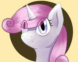 Size: 1024x820 | Tagged: safe, artist:novemberlilly, imported from derpibooru, twinkleshine, pony, unicorn, bust, eye clipping through hair, female, mare, solo