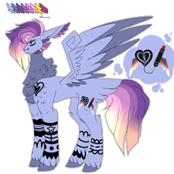 Size: 3000x3000 | Tagged: safe, artist:northlis, imported from derpibooru, oc, oc only, oc:castor, pegasus, pony, beard, casverse, chest fluff, facial hair, magical lesbian spawn, male, next generation, offspring, parent:rainbow dash, parent:twilight sparkle, parents:twidash, reference sheet, simple background, solo, stallion, tattoo, transparent background, unshorn fetlocks