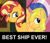 Size: 700x600 | Tagged: safe, imported from derpibooru, flash sentry, sunset shimmer, pony, unicorn, best ship, female, flashimmer, male, shipping, shipping domino, straight