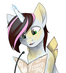 Size: 1360x1500 | Tagged: safe, artist:erroremma, imported from derpibooru, oc, oc only, oc:erroremma, pony, solo, voice actor