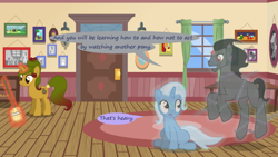 Size: 1280x720 | Tagged: safe, artist:evil-dec0y, imported from derpibooru, king sombra, trixie, pony, comic:trixie vs., comic:trixie vs. hearth's warming