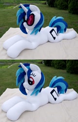 Size: 2664x4150 | Tagged: safe, artist:adamar44, imported from derpibooru, dj pon-3, vinyl scratch, pony, female, glasses, irl, photo, plushie, wrong eye color