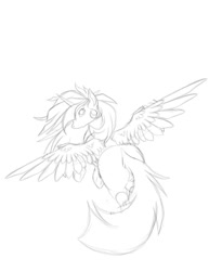 Size: 989x1280 | Tagged: safe, imported from derpibooru, twilight sparkle, alicorn, pony, female, flying, lineart, sketch, solo, twilight sparkle (alicorn), wips