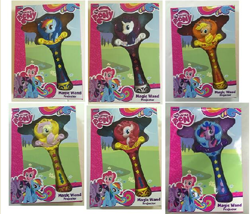 Size: 546x467 | Tagged: safe, imported from derpibooru, applejack, fluttershy, pinkie pie, rainbow dash, rarity, twilight sparkle, alicorn, earth pony, pegasus, pony, unicorn, bootleg, female, irl, magic stick, magic wand, mane six, photo, race swap, sailor moon, simple background, toy, twilight sparkle (alicorn), unicorn applejack, unicorn pinkie pie, unicorn rainbow dash, wand, white background