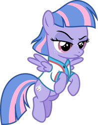 Size: 6640x8415 | Tagged: safe, artist:suramii, imported from derpibooru, wind sprint, pegasus, pony, common ground, absurd resolution, clothes, female, filly, flying, freckles, raised eyebrow, simple background, solo, transparent background, vector