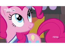Size: 320x240 | Tagged: safe, imported from derpibooru, screencap, pinkie pie, quibble pants, snails, earth pony, pony, unicorn, common ground, animated, basket, buckball, buckbasket, bushel basket, glowing horn, horn, magic, telekinesis