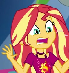 Size: 619x651 | Tagged: safe, imported from derpibooru, screencap, sunset shimmer, equestria girls, i'm on a yacht, spoiler:eqg series (season 2), female, solo