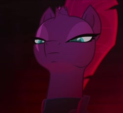 Size: 874x802 | Tagged: safe, imported from derpibooru, screencap, tempest shadow, pony, unicorn, my little pony: the movie, broken horn, cropped, eye scar, horn, scar