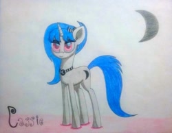 Size: 1135x879 | Tagged: safe, artist:dialysis2day, imported from derpibooru, oc, oc only, oc:cassie, pony, unicorn, female, mare, solo, traditional art