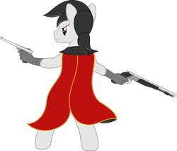 Size: 6666x5685 | Tagged: safe, artist:waveywaves, imported from derpibooru, oc, oc only, oc:lucid dreams, anthro, pony, fallout equestria, .22lr, bipedal, gun, simple background, solo, transparent background, weapon