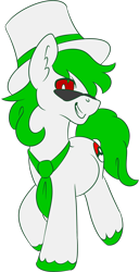 Size: 860x1675 | Tagged: safe, artist:jennithedragon, imported from derpibooru, oc, oc only, oc:napalm styles, earth pony, pony, ear fluff, hat, male, necktie, simple background, solo, stallion, sunglasses, transparent background