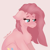 Size: 3024x3024 | Tagged: safe, artist:raiokai, imported from derpibooru, pinkie pie, earth pony, pony, crying, depressed, female, pinkamena diane pie, sad, simple background, solo, teary eyes