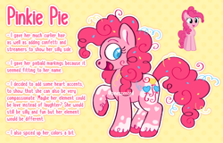 Size: 934x596 | Tagged: safe, artist:dipperclassic, imported from derpibooru, pinkie pie, earth pony, pony, female, redesign, solo