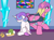 Size: 2908x2180 | Tagged: safe, artist:jolliapplegirl, imported from derpibooru, princess flurry heart, princess skyla, whammy, oc, alicorn, pegasus, pony, adopted offspring, broken toy, crying, crystal sisters, feels, female, mare, moral event horizon, next generation, offspring, parent:princess cadance, parent:shining armor, parents:shiningcadance, sad, siblings, sisters, story included, torn