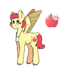 Size: 772x820 | Tagged: safe, artist:zeosec, imported from derpibooru, oc, oc only, oc:pacific rose, pegasus, pony, cutie mark, female, freckles, jewelry, necklace, offspring, parent:big macintosh, parent:fluttershy, parents:fluttermac, seashell, solo