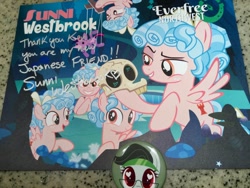 Size: 1200x900 | Tagged: source needed, useless source url, safe, imported from derpibooru, cozy glow, oc, pegasus, pony, cave, cave pool, cozy closet, dreamworks face, everfree northwest, evil grin, female, filly, grin, hamlet, heart eyes, irl, mirror pool, multeity, photo, smiling, sunni westbrook, wingding eyes, xk-class end-of-the-world scenario