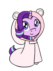 Size: 800x1067 | Tagged: safe, artist:flutterluv, imported from derpibooru, starlight glimmer, hamster, pony, unicorn, clothes, cute, female, glimmerbetes, pajamas, solo