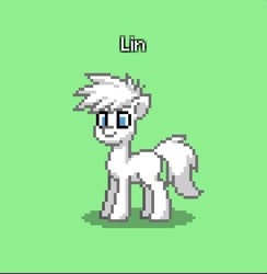 Size: 822x843 | Tagged: safe, imported from derpibooru, earth pony, pony, wolf, pony town, canines, changed (game), changed game, lin, pixel art