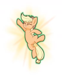 Size: 1500x1800 | Tagged: safe, artist:heir-of-rick, deleted from derpibooru, imported from derpibooru, applejack, earth pony, pony, going to seed, cute, eyes closed, female, jackabetes, mare, solo