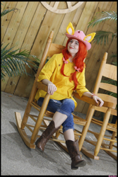 Size: 3456x5184 | Tagged: safe, artist:krazykari, imported from derpibooru, apple bloom, human, clothes, cosplay, costume, irl, irl human, older, photo, solo