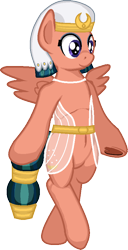 Size: 454x885 | Tagged: safe, artist:zeka10000, imported from derpibooru, somnambula, pegasus, pony, arm hooves, bipedal, clothes, simple background, transparent background, underhoof, vector, wings