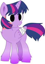 Size: 1004x1436 | Tagged: safe, artist:thatgreypeanut, derpibooru exclusive, imported from derpibooru, twilight sparkle, alicorn, pony, bandage, bandaged wing, burn scar, female, recoveryverse, solo, twilight sparkle (alicorn)