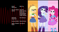 Size: 1280x714 | Tagged: safe, imported from derpibooru, screencap, applejack, pinkie pie, rarity, equestria girls, rainbow rocks, credits