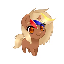 Size: 800x800 | Tagged: artist needed, safe, imported from derpibooru, oc, oc only, oc:nucita, pony, unicorn, nation ponies, ponified, simple background, solo, venezuela, white background