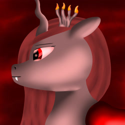 Size: 2000x2000 | Tagged: safe, artist:master 2ee0, imported from derpibooru, changeling, changeling queen, female