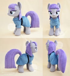 Size: 1601x1749 | Tagged: safe, artist:sewyouplushiethings, artist:sophiesplushies, imported from derpibooru, maud pie, pony, clothes, irl, photo, plushie, solo